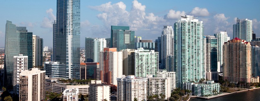 Skyine of Miami Brickell District